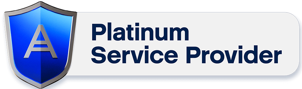 Acronis Platinum Service Provider Logo